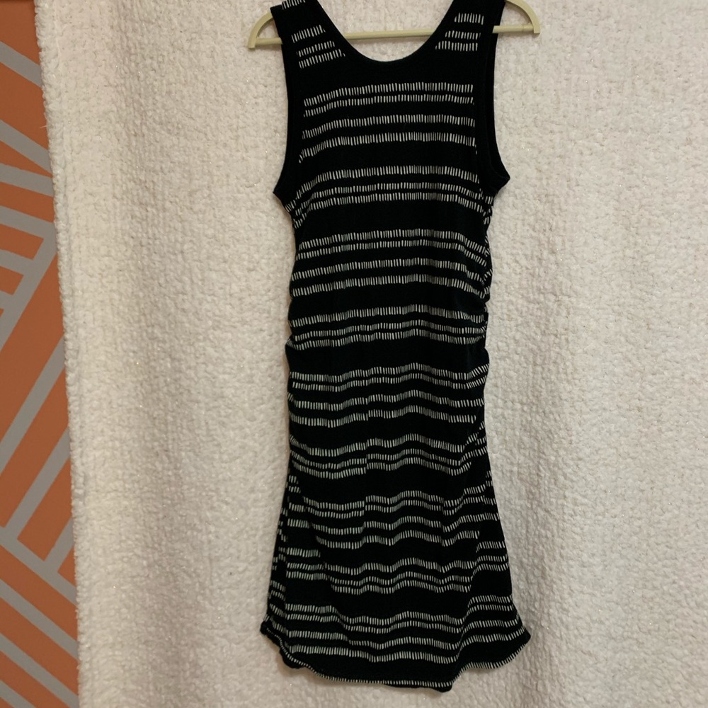 Black mini dress
